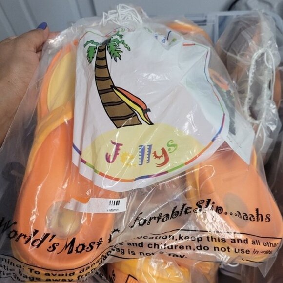 Hawaiian Jellys Ultra Comfort Papaya Unisex Flip Flop Sandal Sz 11 - Picture 9 of 11